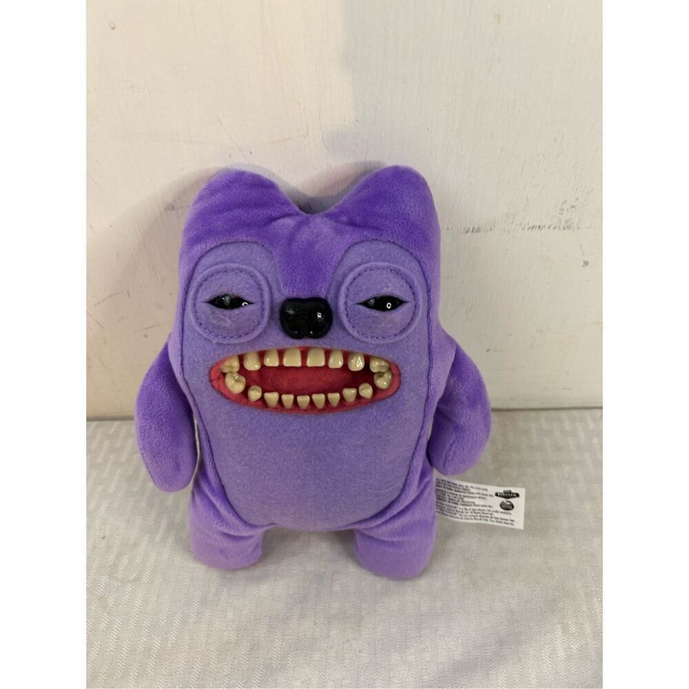 Purple Fuggler Monster Spin‎ Mat Plush Ugly Big Teeth Toy